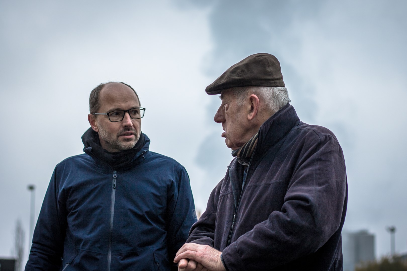 De liften om de groenten naar de zolder te verplaatsen